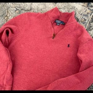 Polo Ralph Lauren Red 1/4 Zip - Large